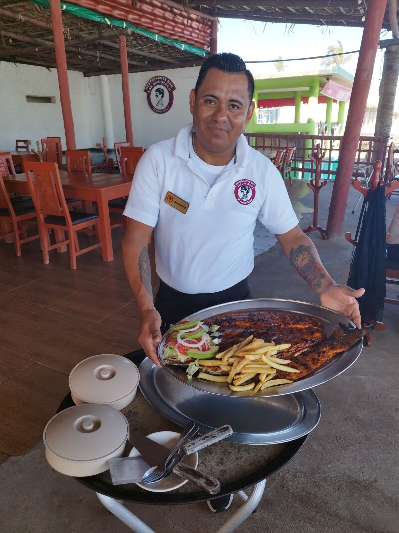 Listo para disfrutar de este pescado a la talla