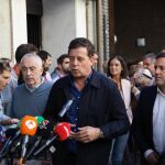 El líder de los socialistas gallegos, hoy, en el Comité Federal. 