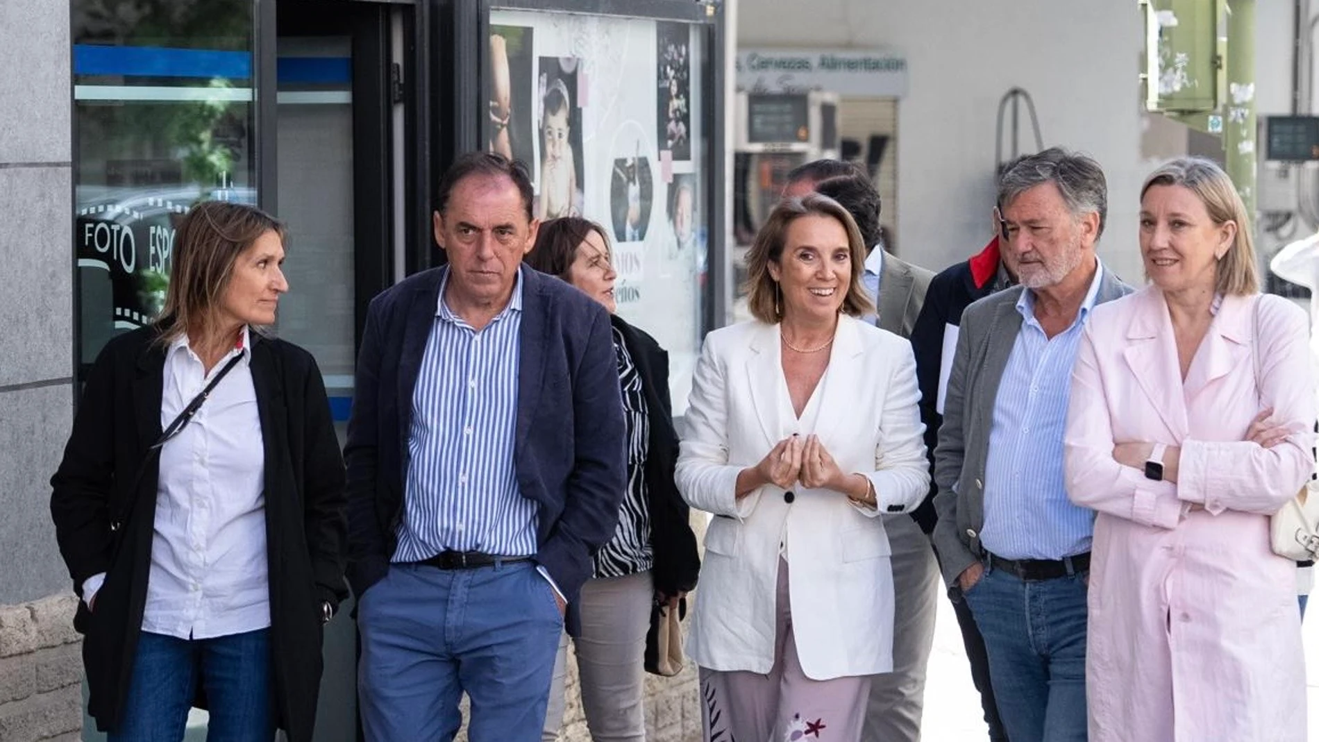 Gamarra junto a Vázquez , Serrano, Blanco y Lucas, en Soria