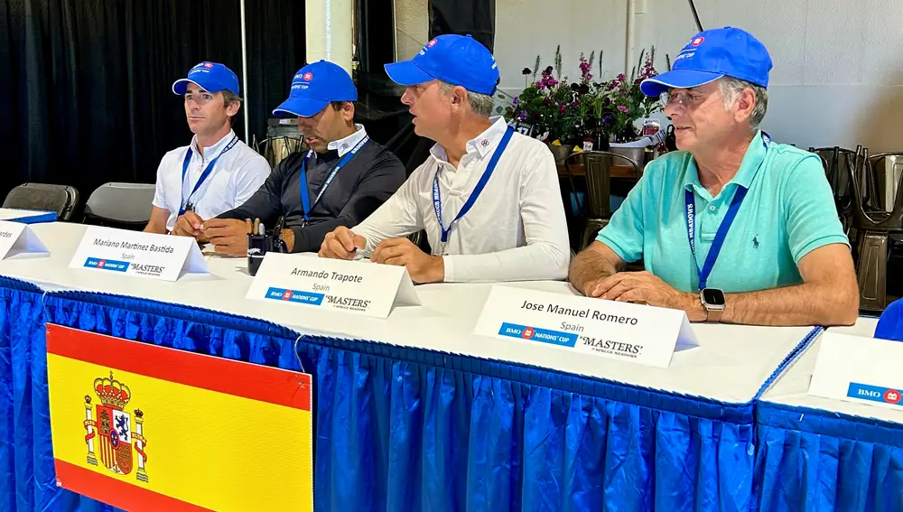 El equipo español, en Calgary