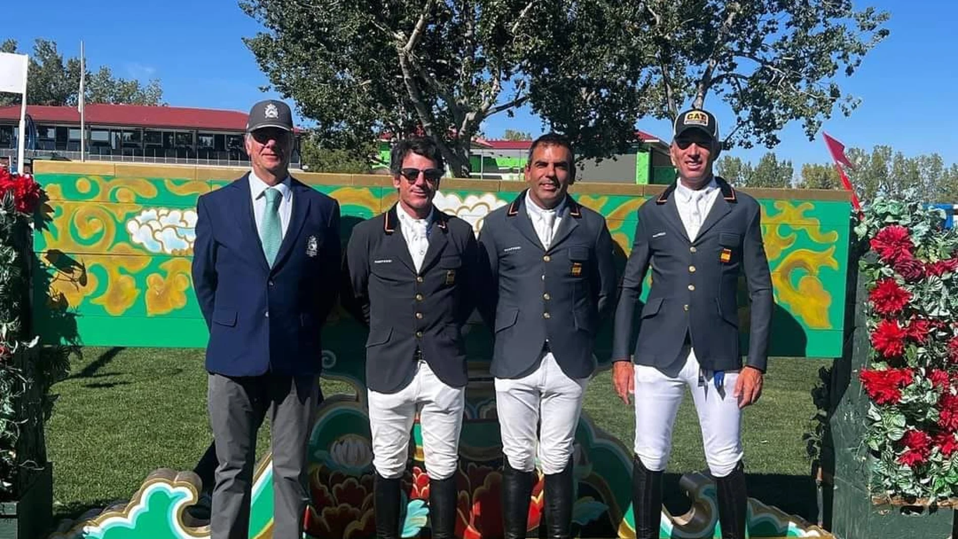 El equipo español que participa en el Masters de Spruce Meadows