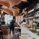 Interior del restaurante Le Favole, en el centro de Valencia