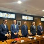 Suárez-Quiñones, Olegario Ramón, Marco Morala, Nicanor Sen y Álvarez-Courel