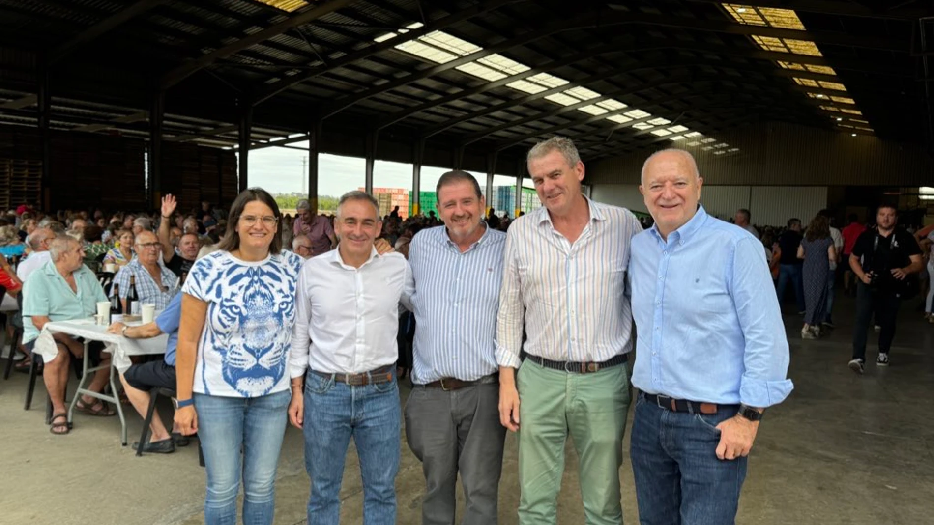 Barrachina hoy durante el almuerzo anual de la Cooperativa Agrícola Sant Bernat de Carlet