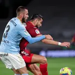 Óscar Mingueza con el Celta de Vigo
