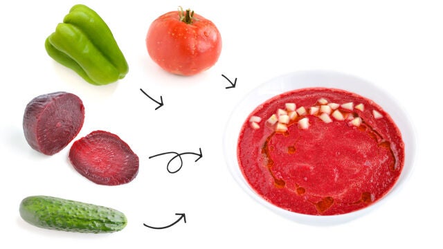 Receta de gazpacho de remolacha
