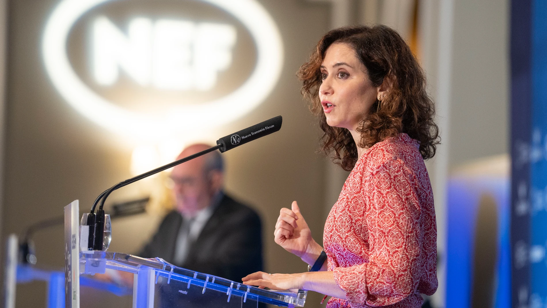 Isabel Diaz Ayuso en el desayuno informativo esta mañana