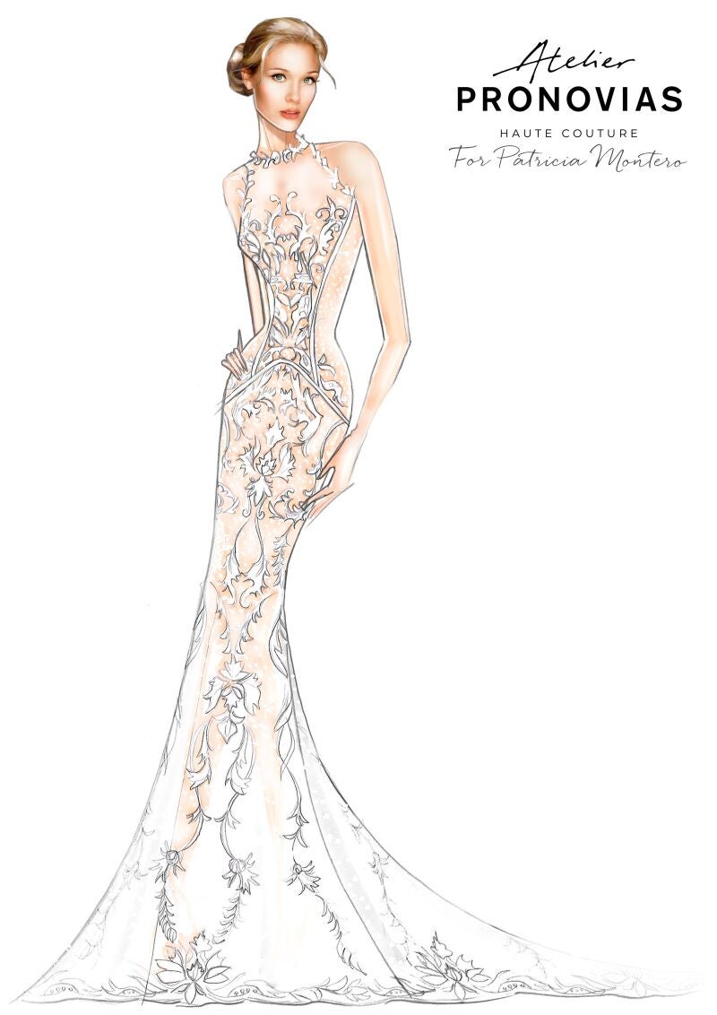 El vestido de la ceremonia.