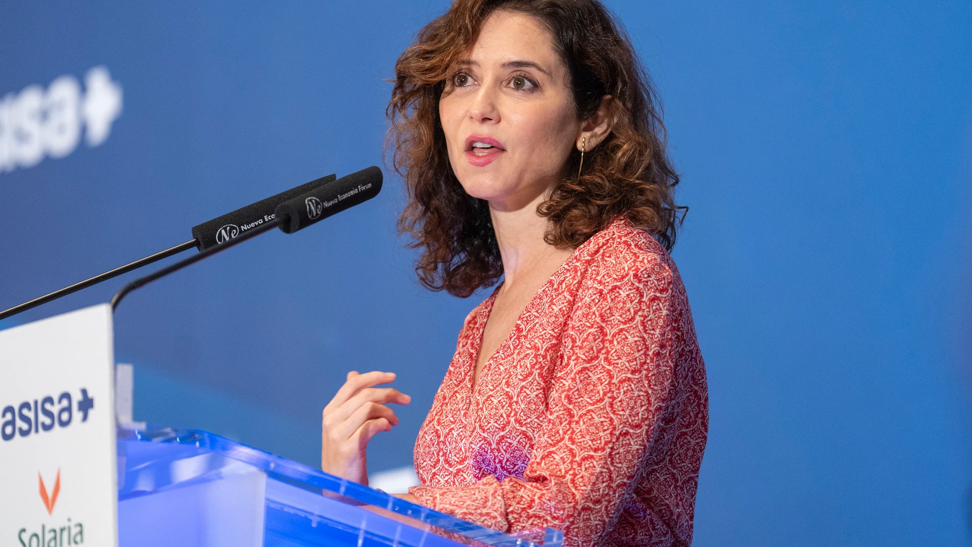 Isabel Diaz Ayuso en el desayuno informativo esta mañana