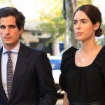 Sofía Palazuelo y su look en el funeral de Alejandro Fernandez de Araoz.