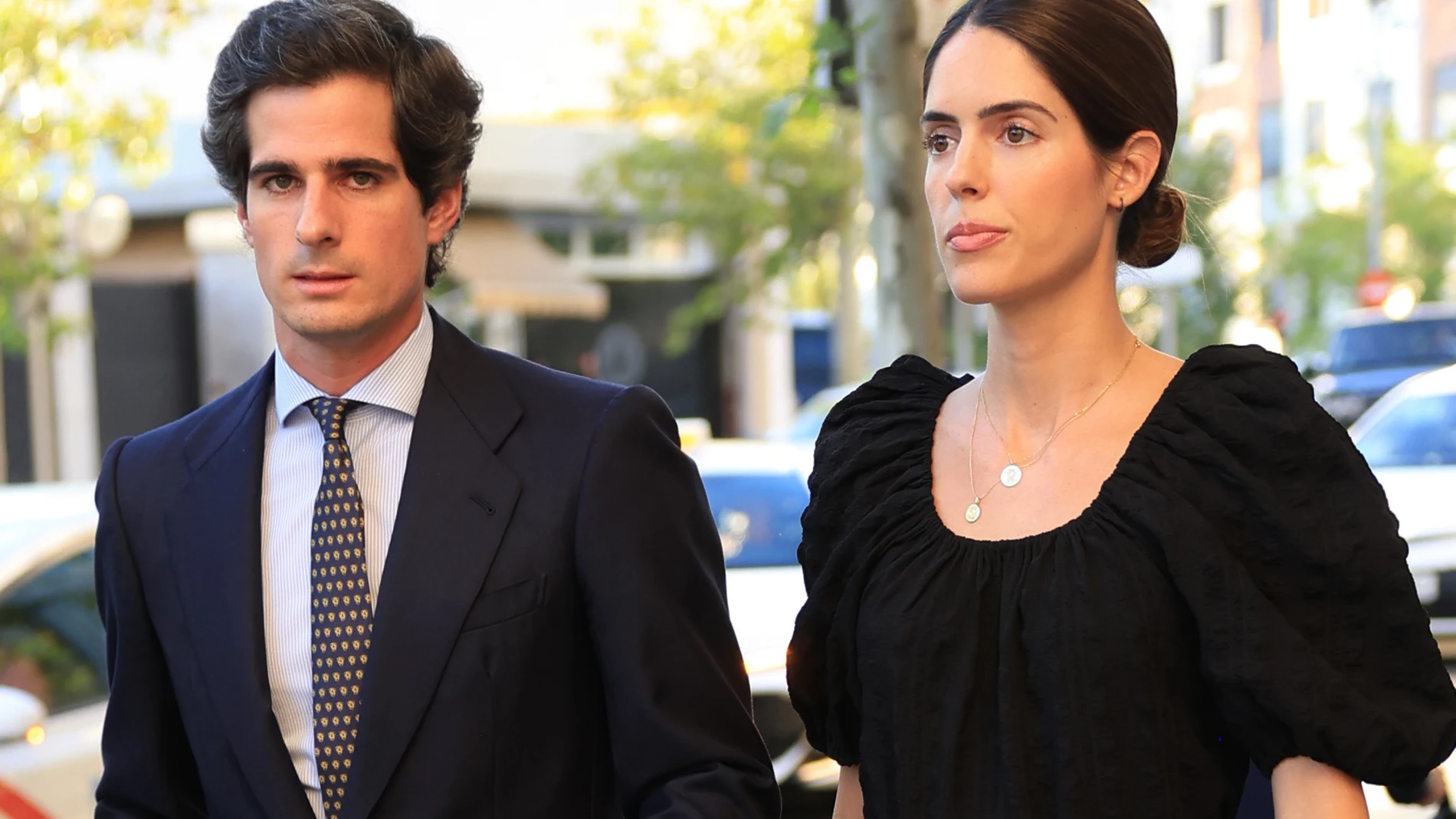 Sofía Palazuelo y su look en el funeral de Alejandro Fernandez de Araoz.
