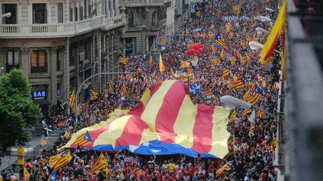 Esta el la previsión del tiempo para la Diada en Barcelona, 11 de septiembre. 