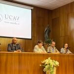 Sáez Yuguero durante la inauguración del curso académico en la UCAV