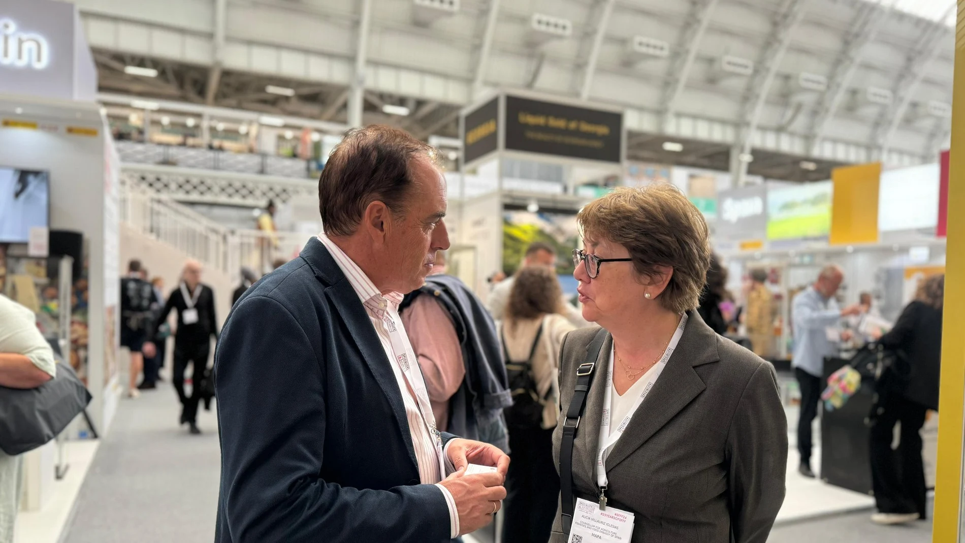 El presidente de la Diputación de Soria, Benito Serrano, asiste a la Feria Speciality & Fine Food Fair de Londres