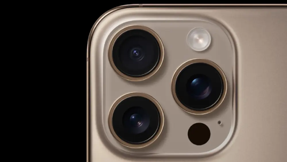 Cámaras del iPhone 16 Pro.