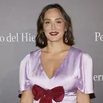 Tamara Falcó durante la exposición de Pedro del Hierro