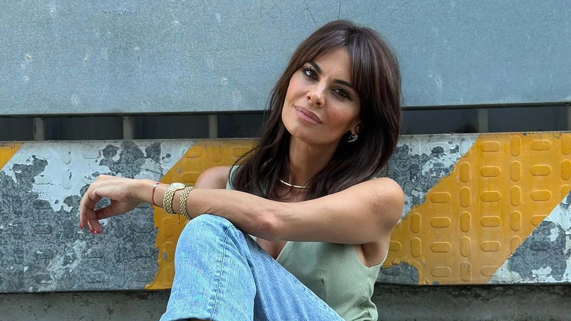 María José Suárez con total look de Zara.