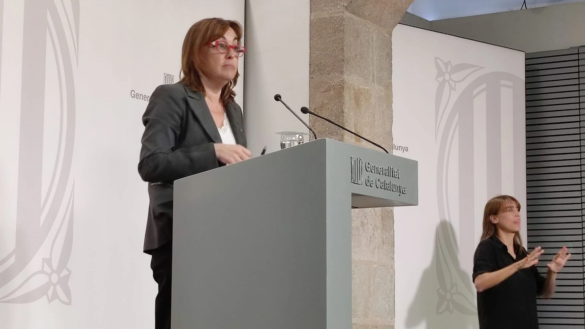 La portavoz del Govern y consellera de Territorio, Vivienda y Transición Ecológica, Sílvia Paneque, en rueda de prensa. EUROPA PRESS 10/09/2024