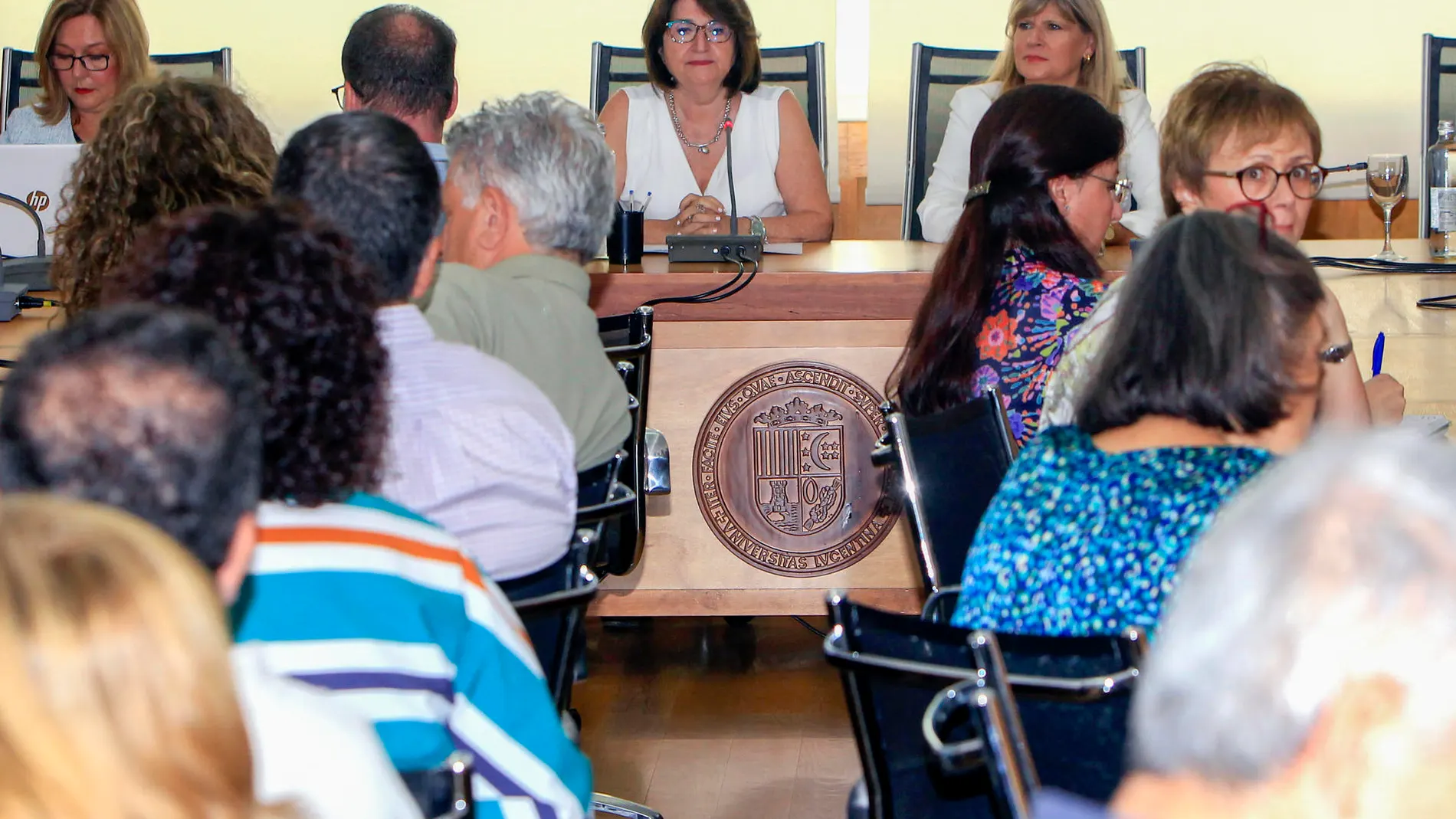 La rectora de la Universidad de Alicante (UA), Amparo Navarro, ha defendido hoy en una rueda de prensa la legitimidad del grrado de Medicina de la UA