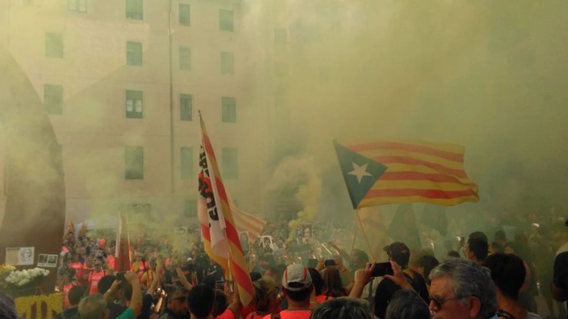 Los "antifascistas" protagonizaron una violenta agresión
