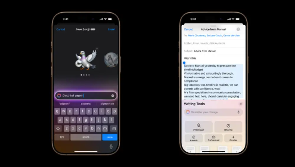 Apple Intelligence en el iPhone 16 Pro.