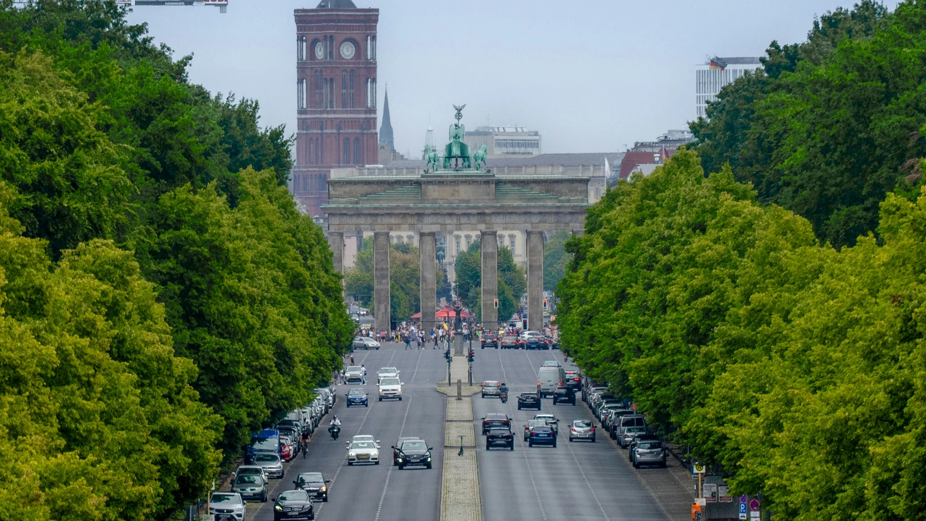 Imagen de la Puerta de Brandenburgo, en Berlín