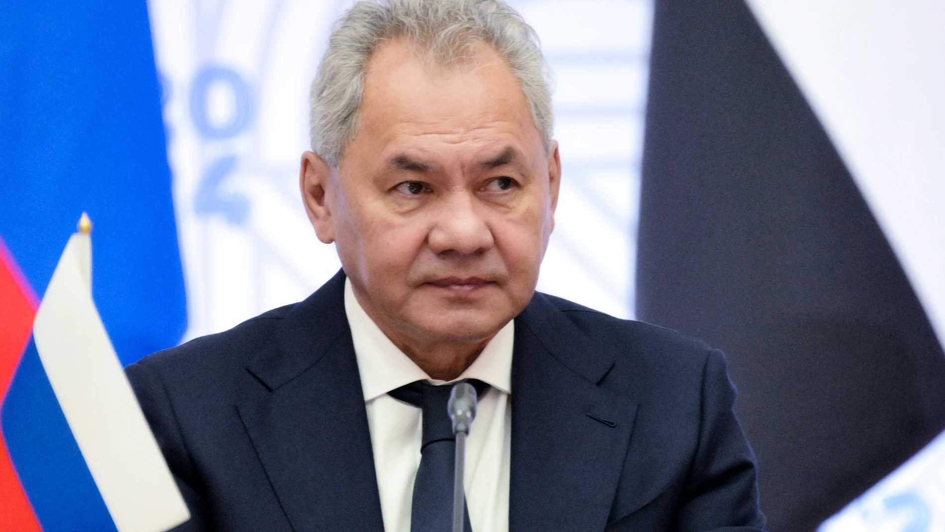 Russian Security Council Secretary Sergei Shoigu attends the meeting of BRICS and BRICS Plus High-Level Security Officials in St. Petersburg, Russia, on Wednesday, Sept. 11, 2024. (Alexei Danichev/Photo host brics-russia2024.ru via AP)