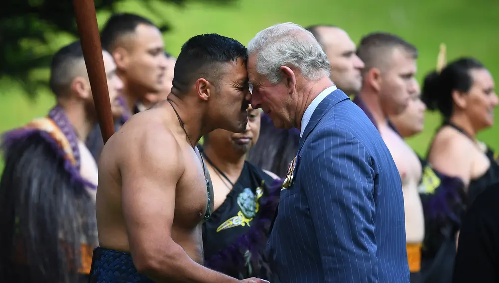 El Rey Carlos III durante una visita oficial a Nueva Zelanda