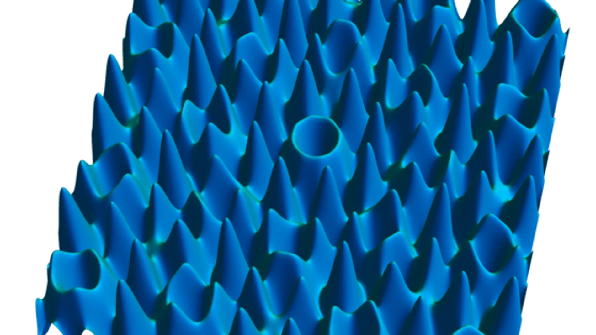La estructura cuasiperiódica en la que se forma el nuevo vidrio de Bose, similar a un mosaico de Penrose.