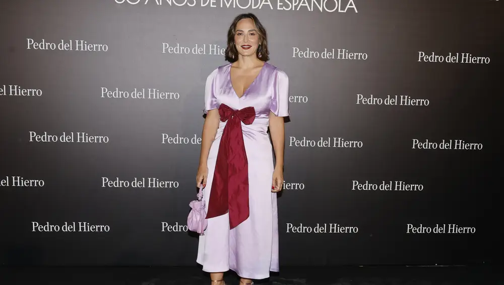 Tamara Falcó con vestido de su colección.