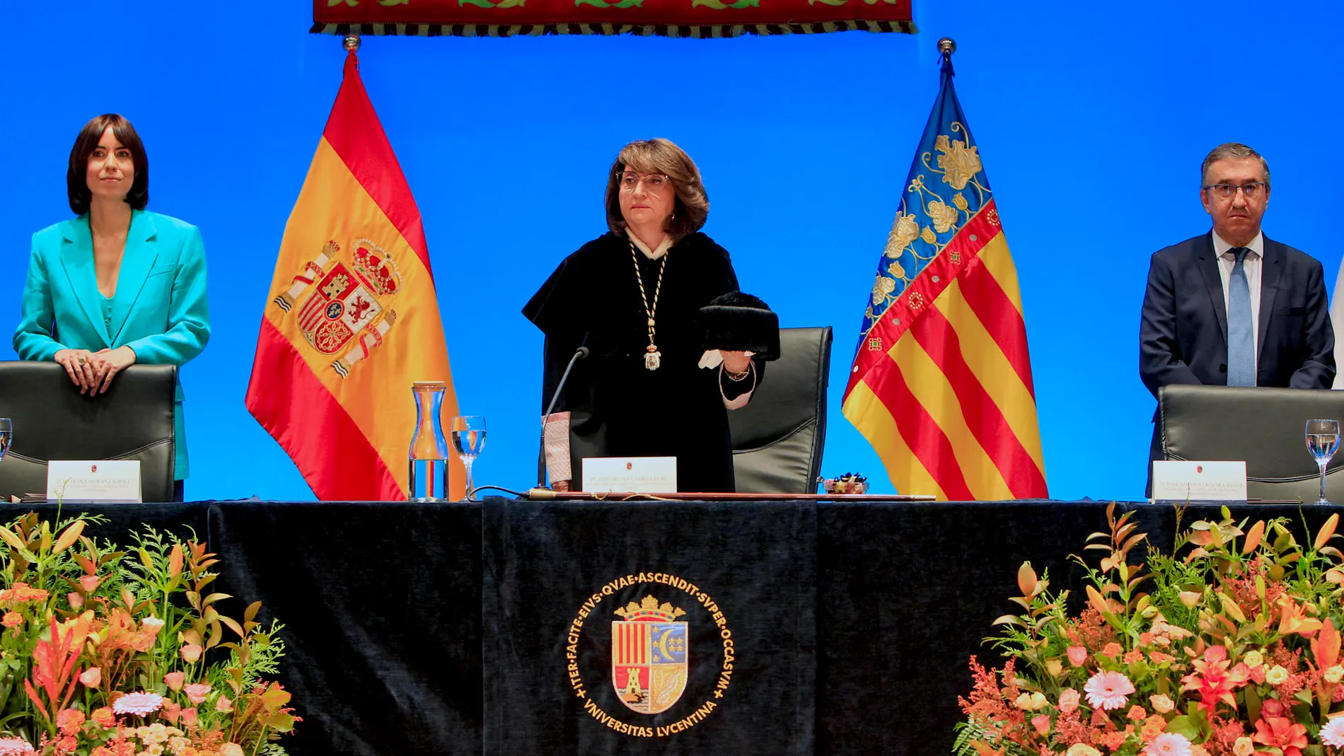 Acto institucional de apertura del año académico en la Universidad de Alicante hoy