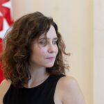La presidenta madrileña, Isabel Díaz Ayuso
