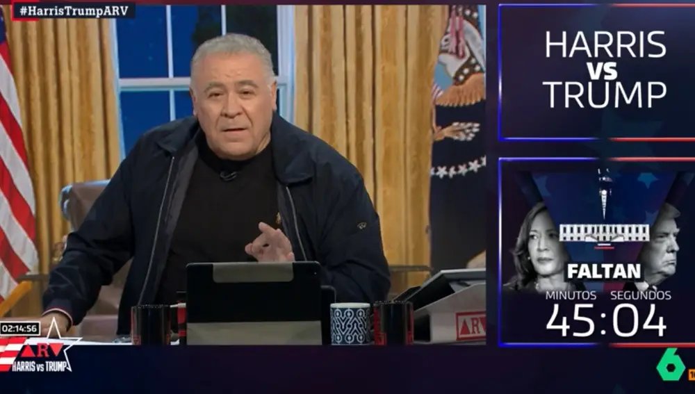 Ferreras durante el especial de "Al rojo vivo"