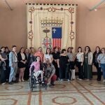Jóvenes con discapacidad visitan las Cortes de Aragón