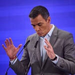 El presidente del Gobierno, Pedro Sánchez, interviene en la presentación de la nueva campaña para el fomento d