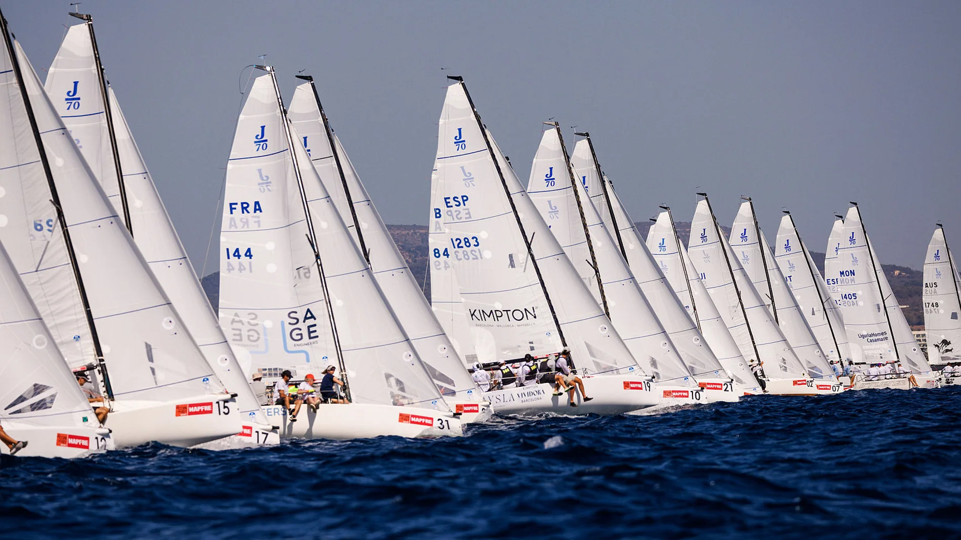 El Sandberg Estates J/70 Worlds se disputa en la bahía de Palma