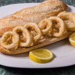 Bocadillo de calamares