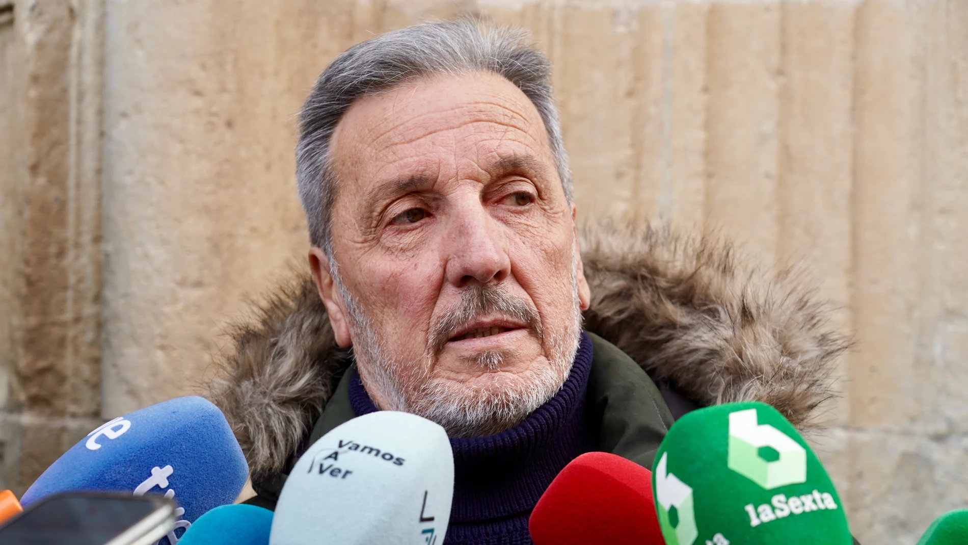 Pedro Muñoz a la salida de los juzgados