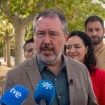 El secretario general del PSOE-A, Juan Espadas
