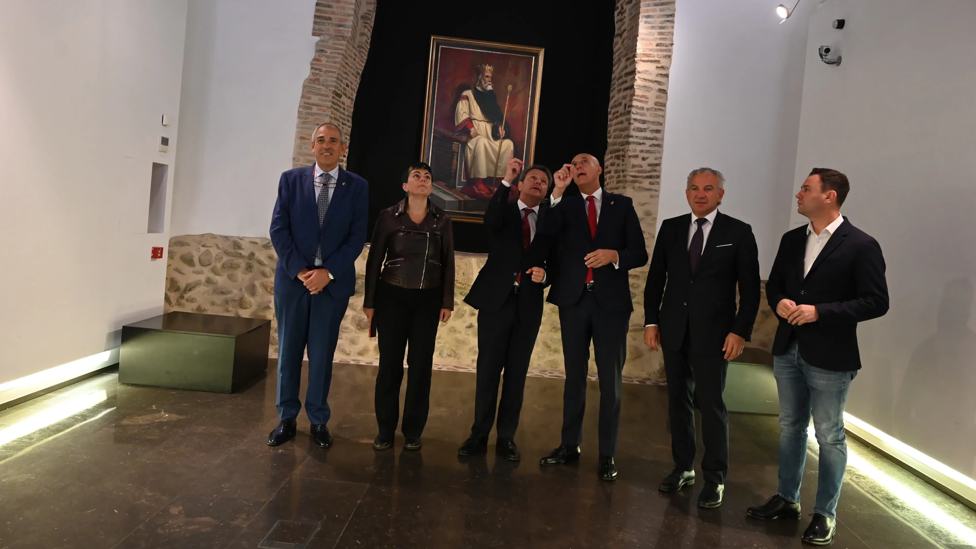 José Antonio Diez junto a José Antonio Santano y Nicanor Sen entre otros