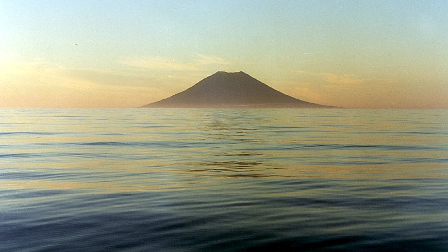 Vista de una de las islas Kuriles