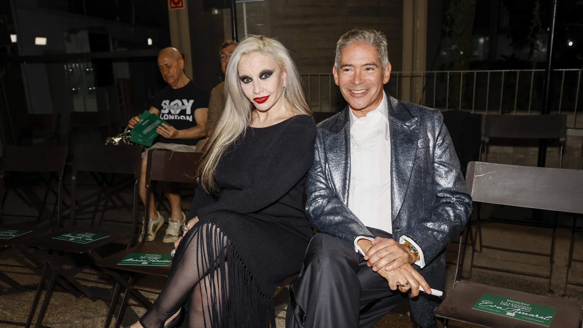Alaska junto a Boris Izaguirre.
