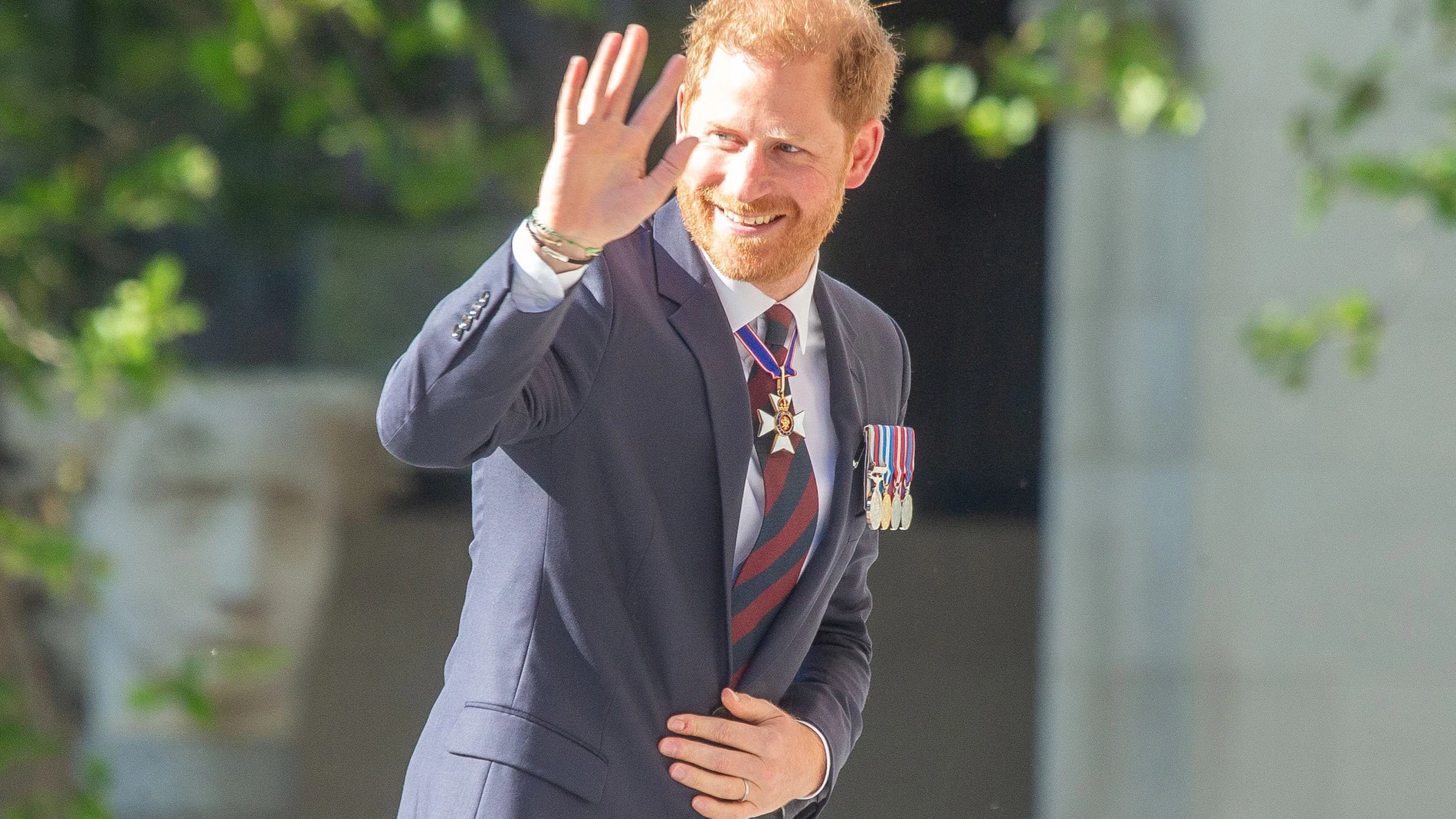 Prince HARRY, Duke of Sussex, arrives at St Paul's Cathedral ahead of 10th Anniversary Service for Invictus Games