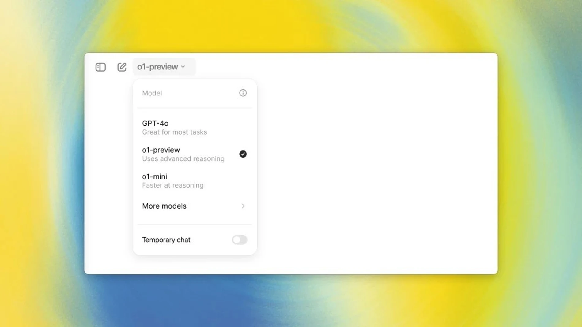 El nuevo modelo de IA OpenAI-o1. REMITIDA / HANDOUT por OPENAI Fotografía remitida a medios de comunicación exclusivamente para ilustrar la noticia a la que hace referencia la imagen, y citando la procedencia de la imagen en la firma 13/09/2024