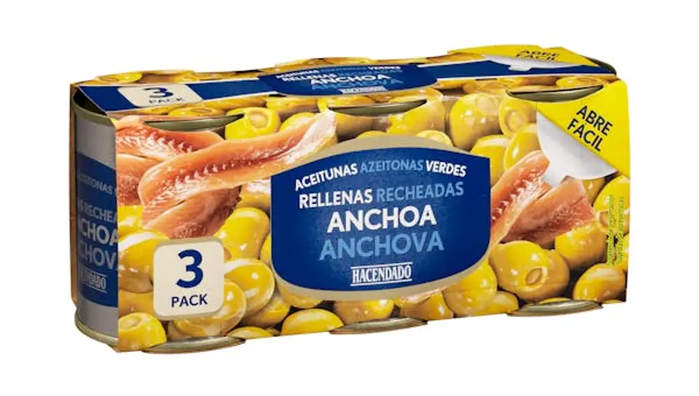 Aceitunas rellenas de anchoas.