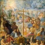 Exaltación de la Santa Cruz, por Adam Elsheimer