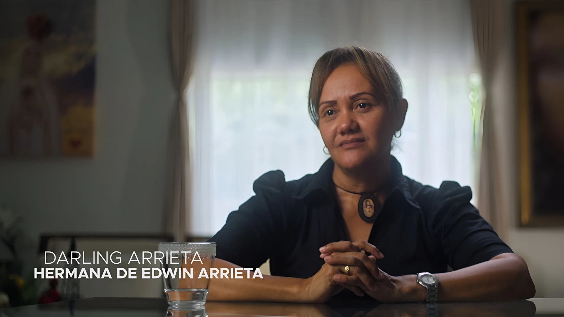 Darling Arrieta, hermana del asesinado