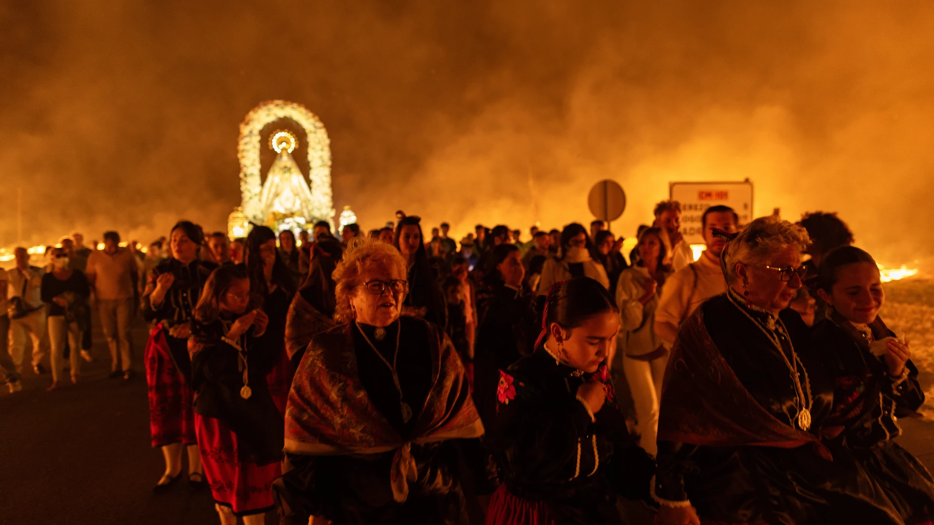 Procesión de la Virgen de Peñahora en Humanes de Mohernando, Guadalajara @Gonzalo Pérez Mata