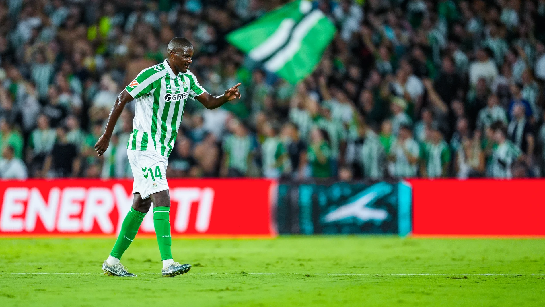 William Carvalho of Real Betis injury during the Spanish league, La Liga EA Sports, football match played between Real Betis and CD Leganes at Benito Villamarin stadium on September 13, 2024, in Sevilla, Spain. AFP7 13/09/2024 ONLY FOR USE IN SPAIN
