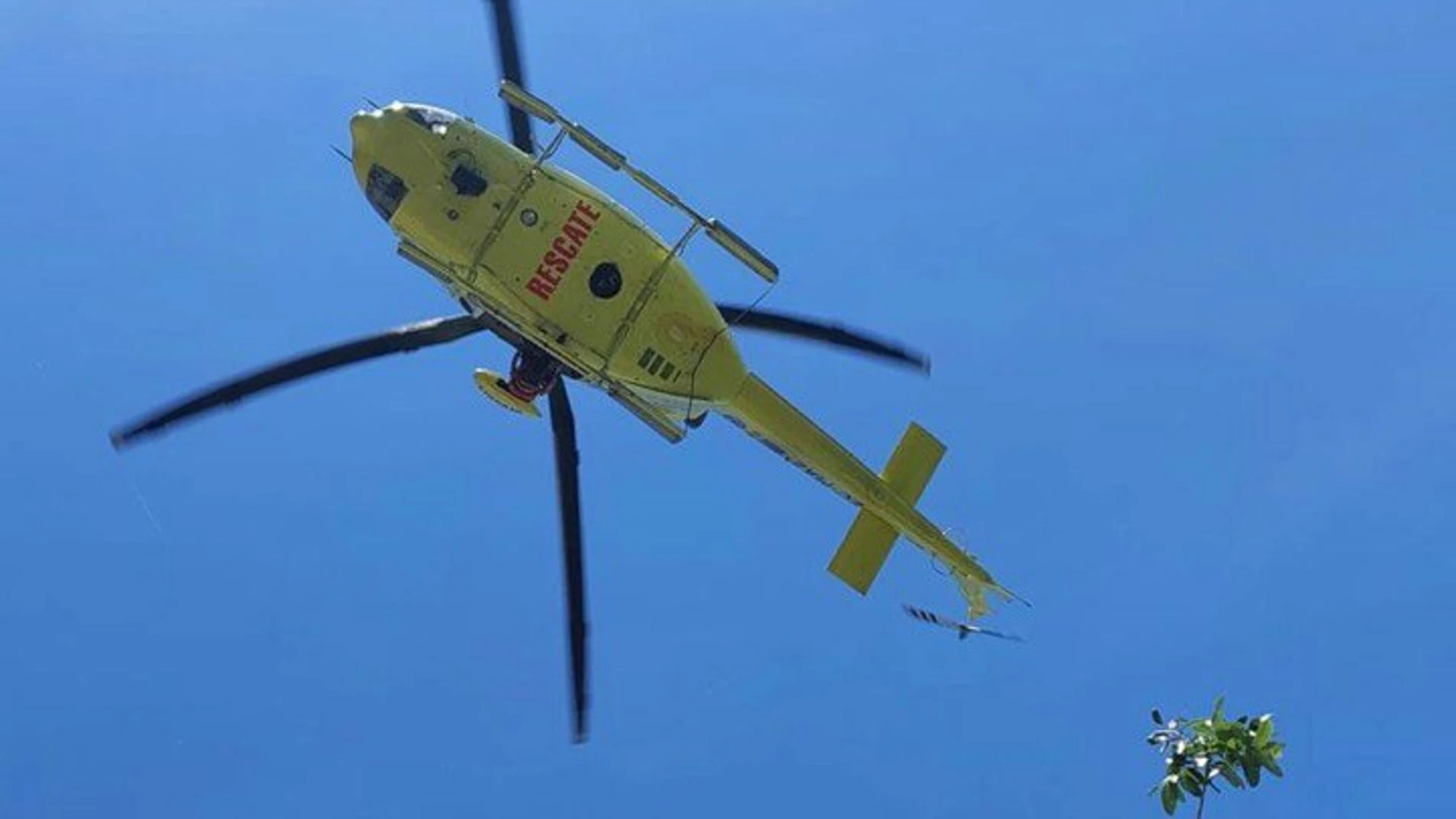 Helicóptero de rescate del Gobierno de Cantabria